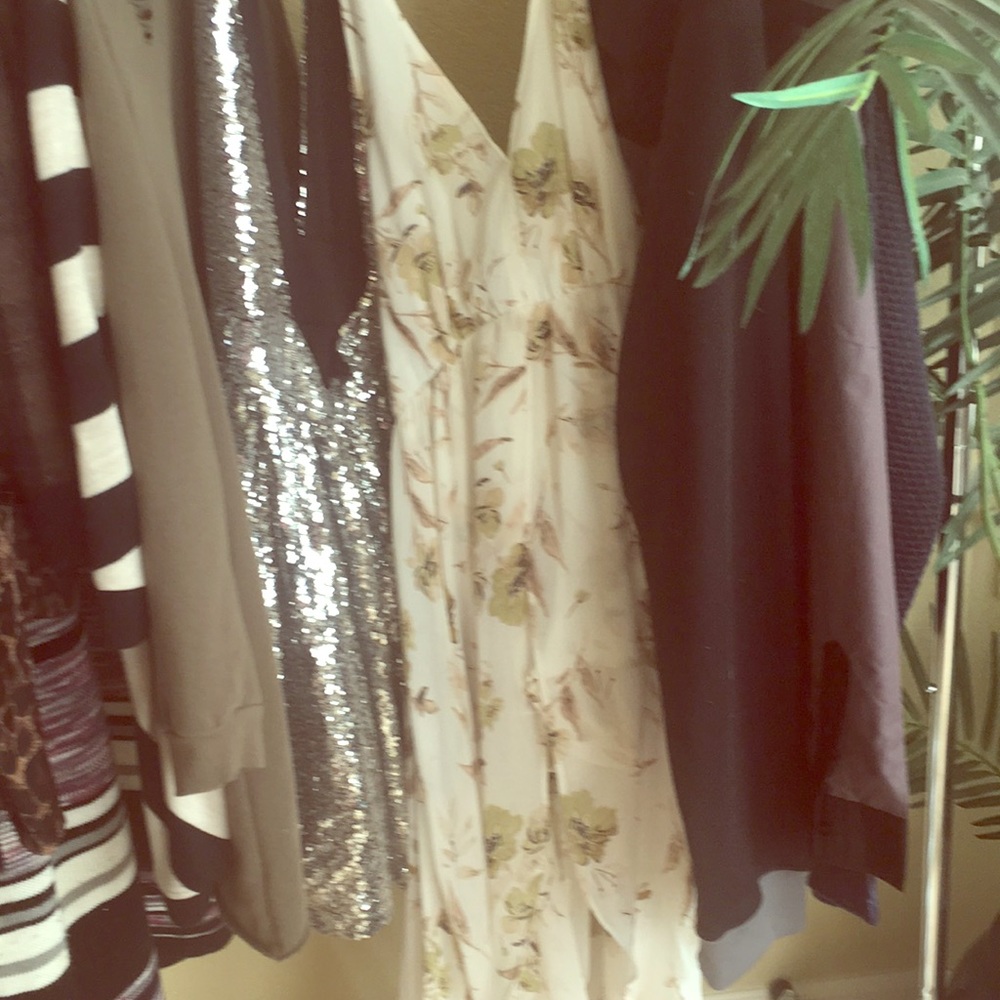 A sun dress with shorts low cut